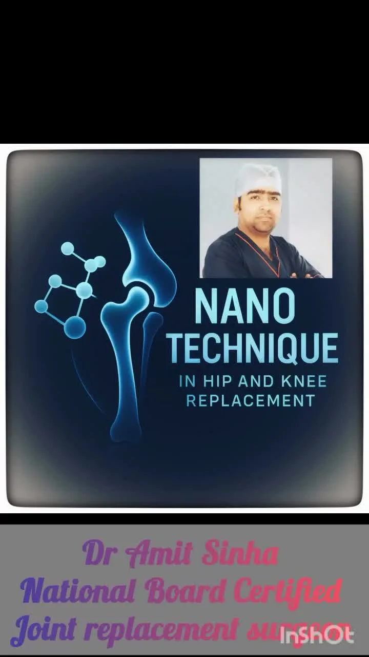 Dr. Amit Kumar Sinha explaining joint replacement surgery and the Nano Technique — FAQ video